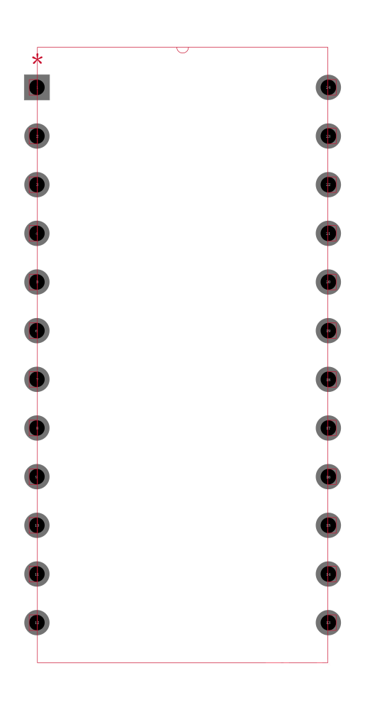 5962-8682201JA封装焊盘图